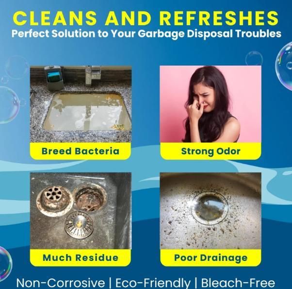 LemonBlast Yellow Bubble Tablets for flushing clogged pipes