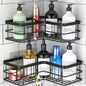 Corner Rack: Self-Adhesive Bathroom Shelf Corner Rack Made of Stainless Steel