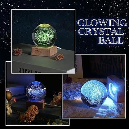3D Crystal Lamp Ball with Various Designs
