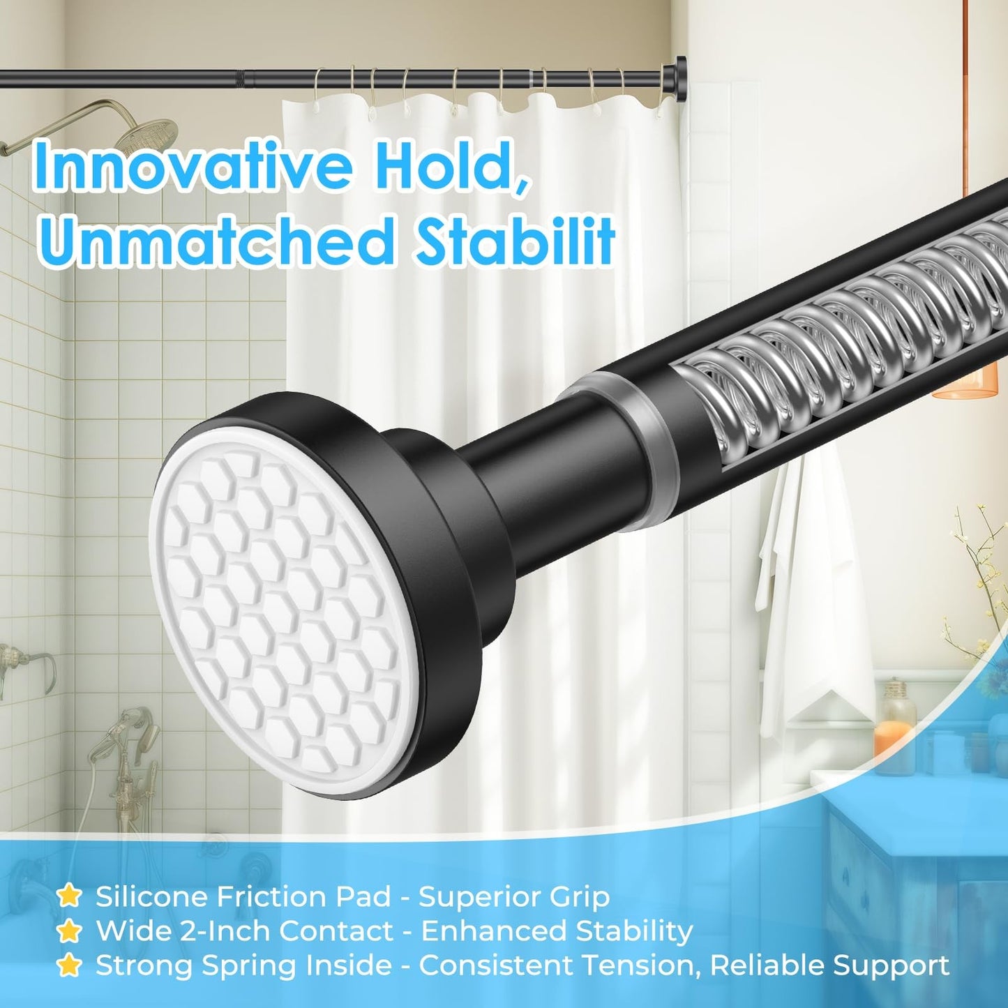 Drill Free Curtain Rod